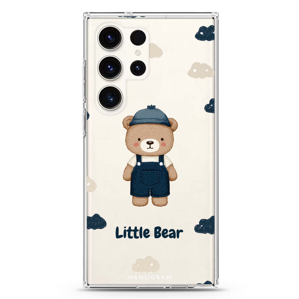 Cloud Bear Samsung Galaxy Ultra 透明保護殼，適用 S26/S25/S24/S23 Ultra，圖1
