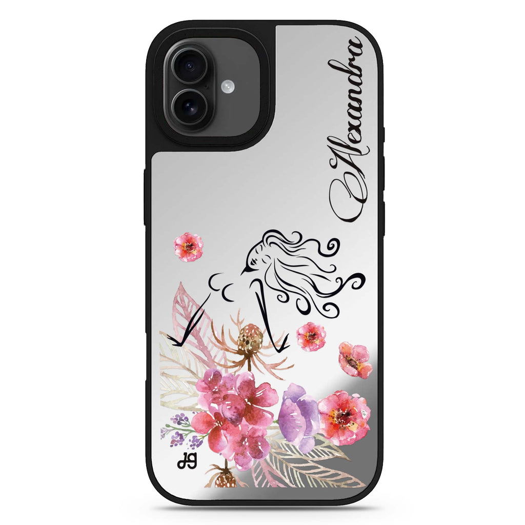 Floral Fairy I iPhone 17 花卉鏡面手機殼 主圖設計