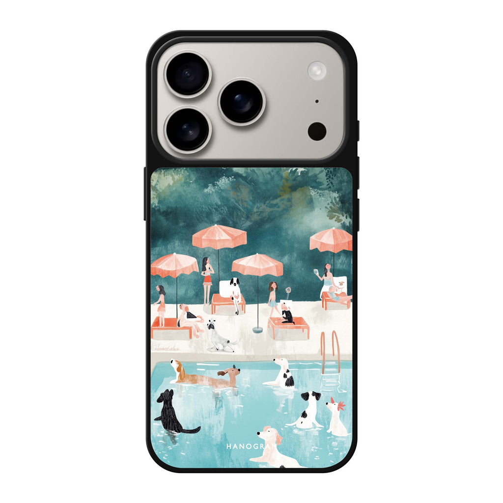 Paws by the Pool 動物 iPhone 17 Pro Max 鏡面手機殼主圖