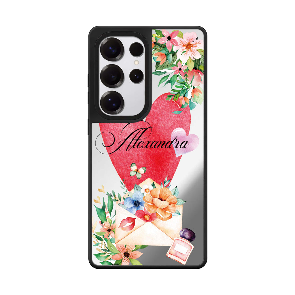 Floral Love Letter 鏡面手機殼