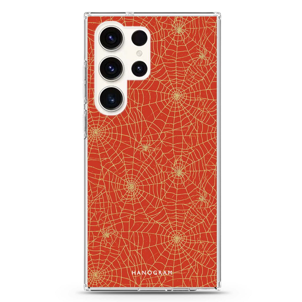 Gilded Spider Silk Samsung Galaxy 水晶透明保護殼