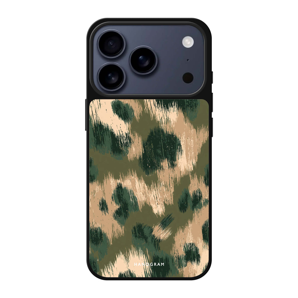 Brush Camo 抽象藝術 iPhone 17 Pro Max 鏡面手機殼主圖