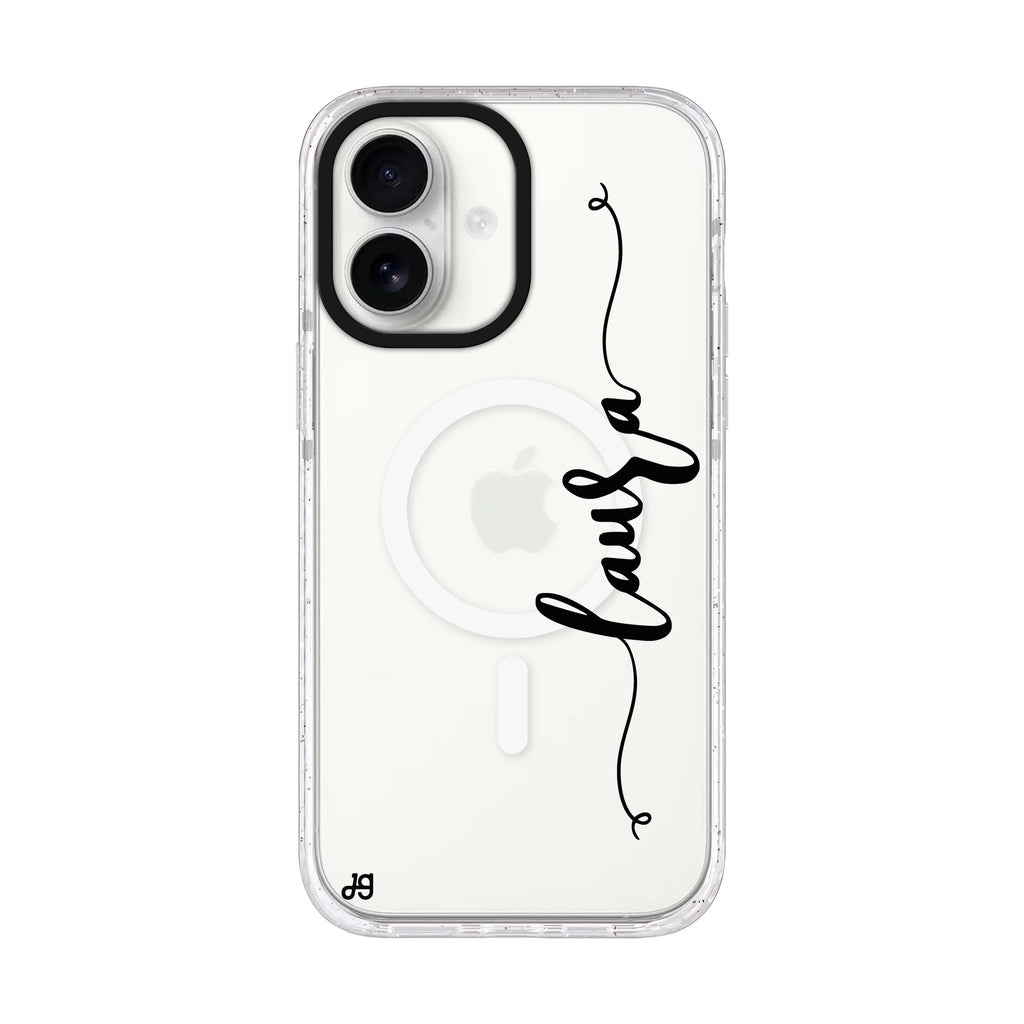 Glamorous iPhone 17 水晶透明保護殼正面展示