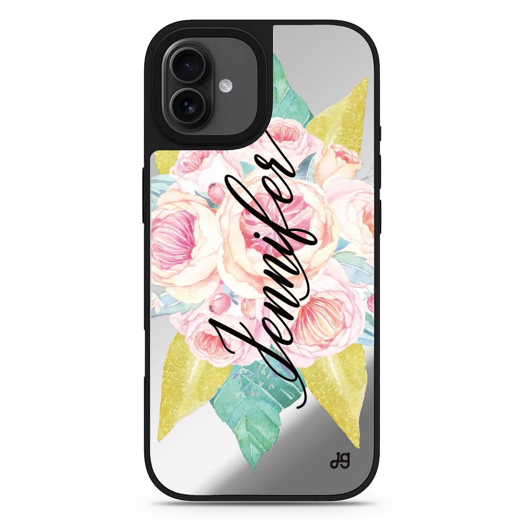 Abloom Rose iPhone 17 花卉鏡面手機殼 主圖設計