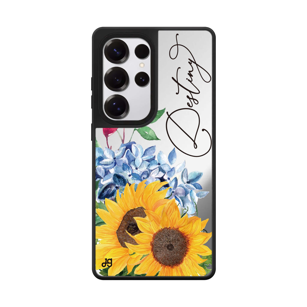 Blooming Sunflower 鏡面手機殼