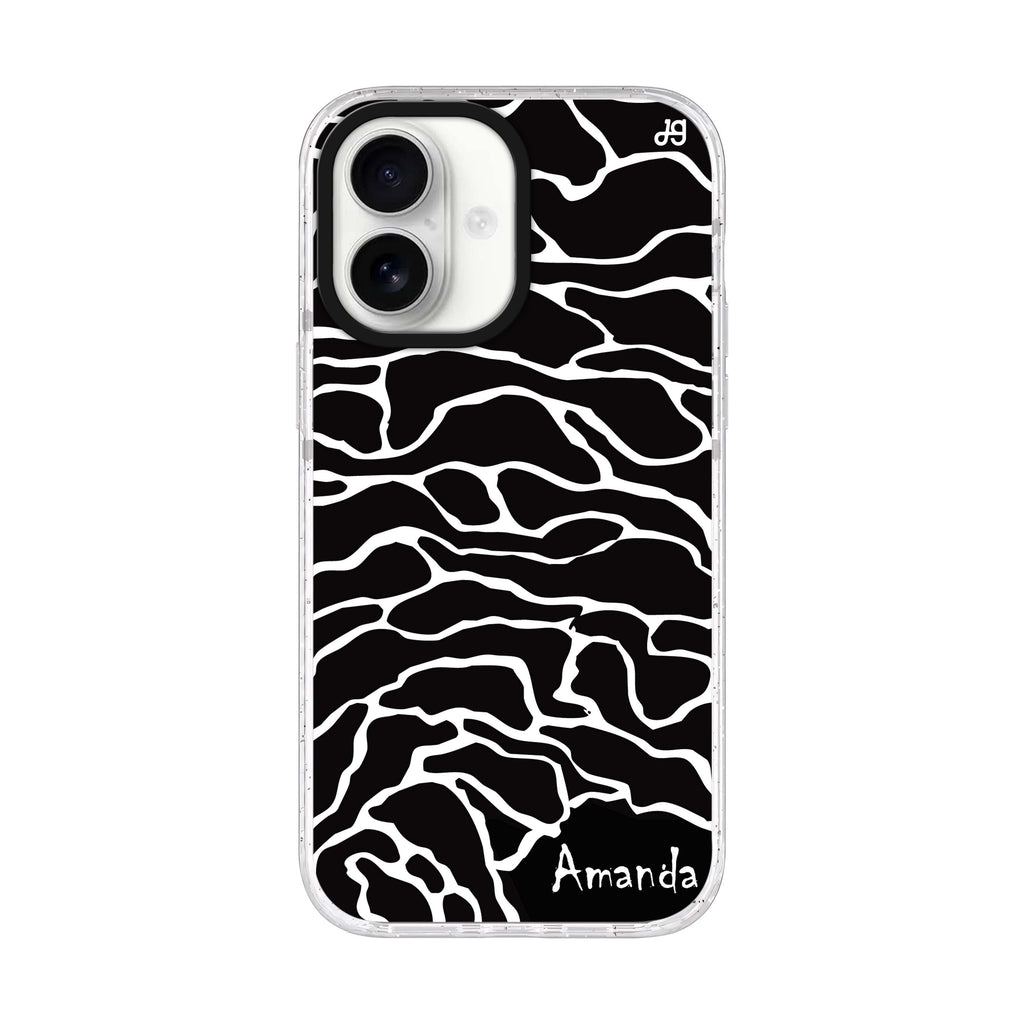 Contour Mapping iPhone 17 水晶透明保護殼正面展示