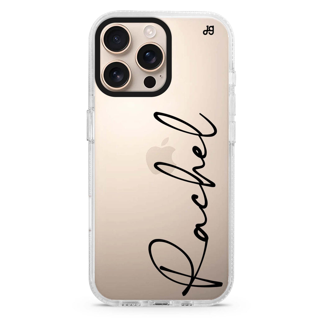 Personalized Script 水晶透明保護殼