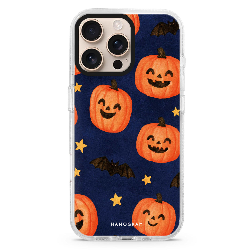 Jack-o-Lantern Galaxy Magsafe 兼容水晶透明保護殼