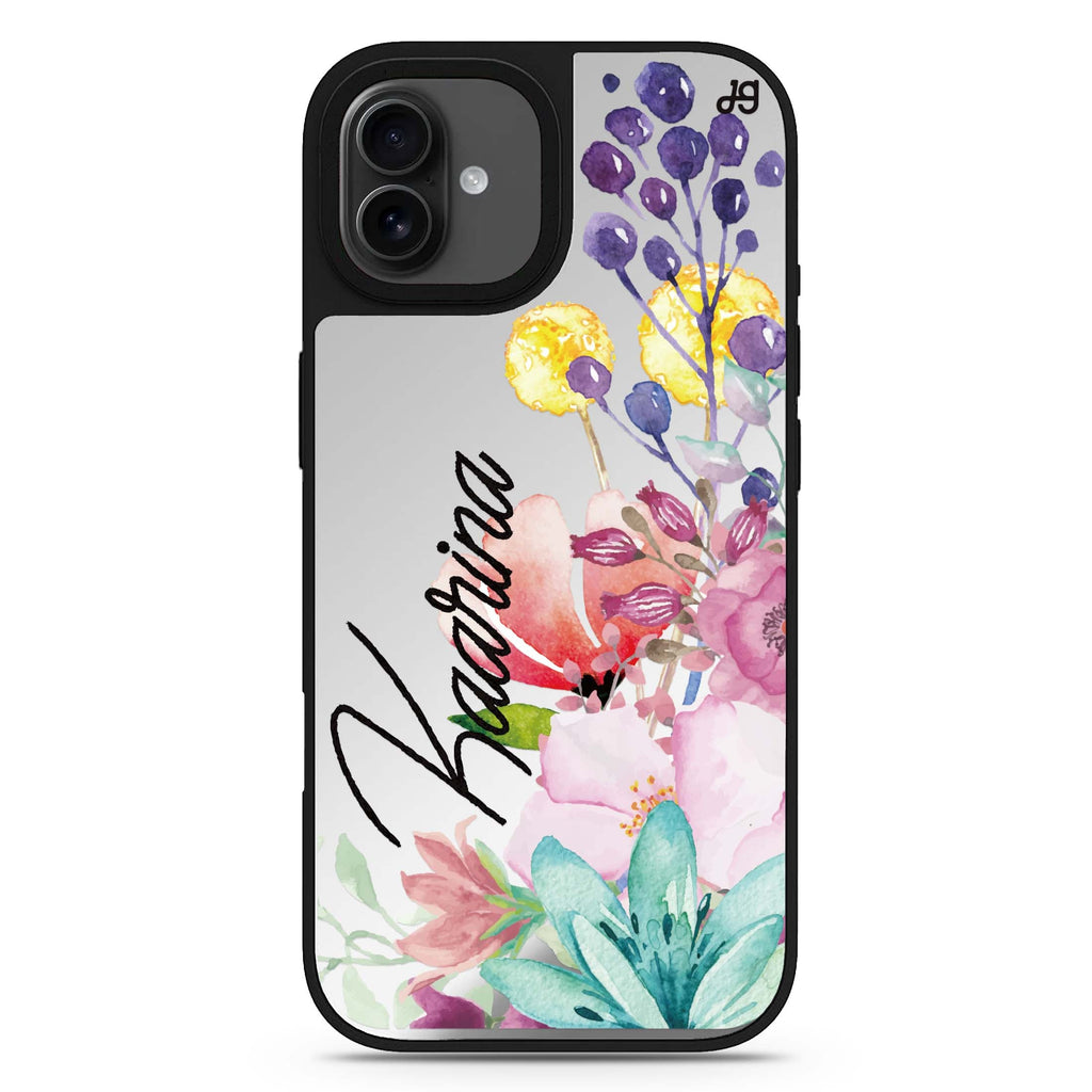 Precious Garden Florals iPhone 17 花卉鏡面手機殼 主圖設計