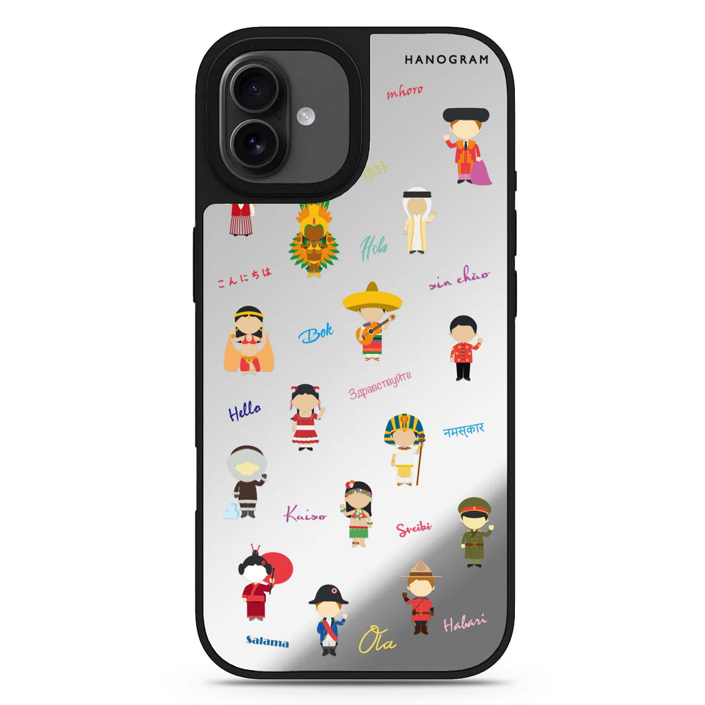 Culture People iPhone 17 鏡面手機殼 主圖設計