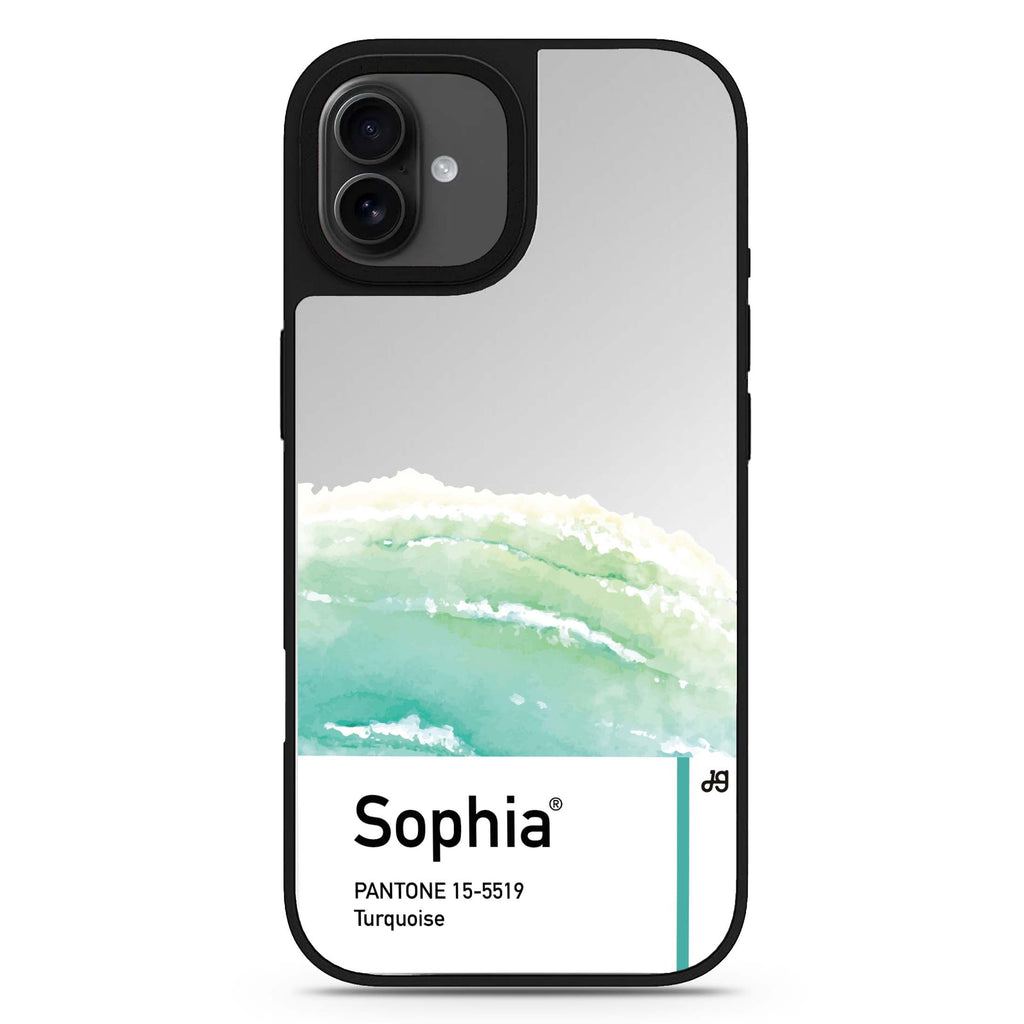 #15-5519 Turquoise I iPhone 17 鏡面手機殼 主圖設計