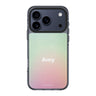 Dreamy Pastel iPhone 17 Pro Max MagSafe 水晶透明保護殼 插畫圖案設計 可自訂名字 圖1