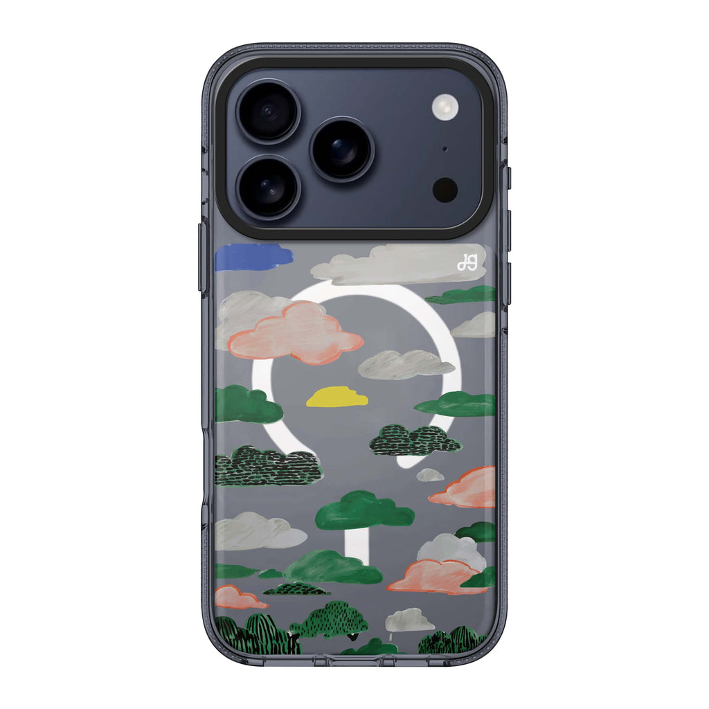 Color Sky iPhone 17 Pro Max MagSafe 水晶透明保護殼 自然風格設計 圖1