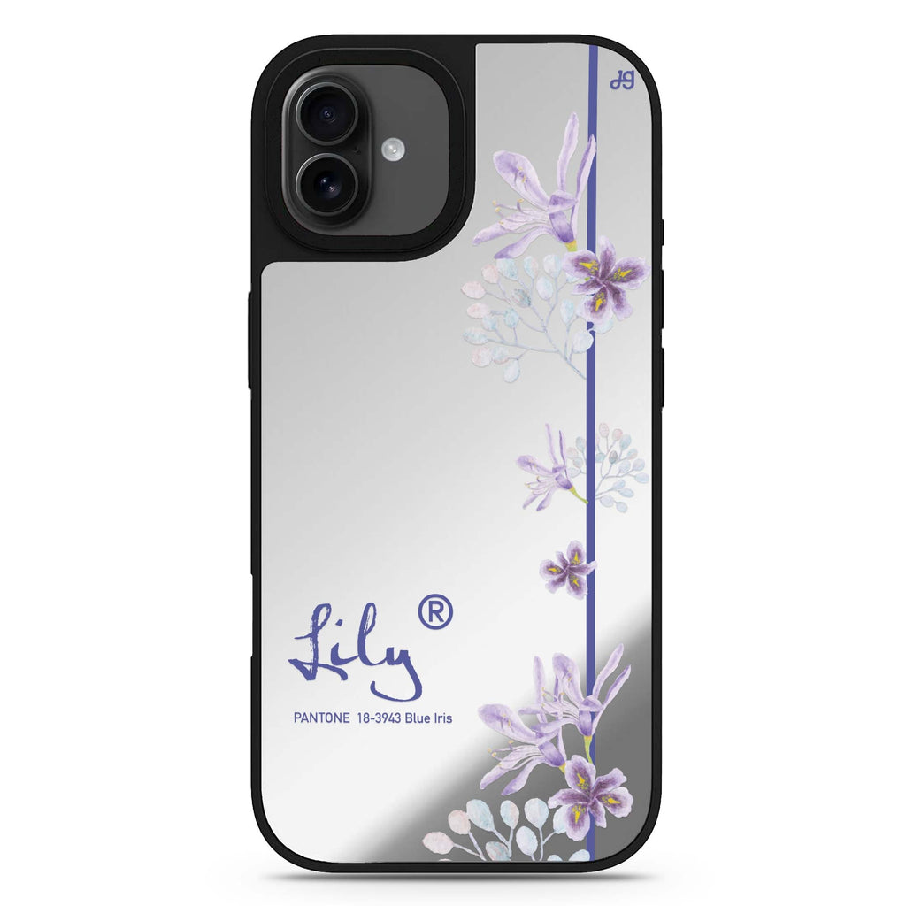 #18-3943 Blue Iris II iPhone 17 色彩設計鏡面手機殼 主圖設計