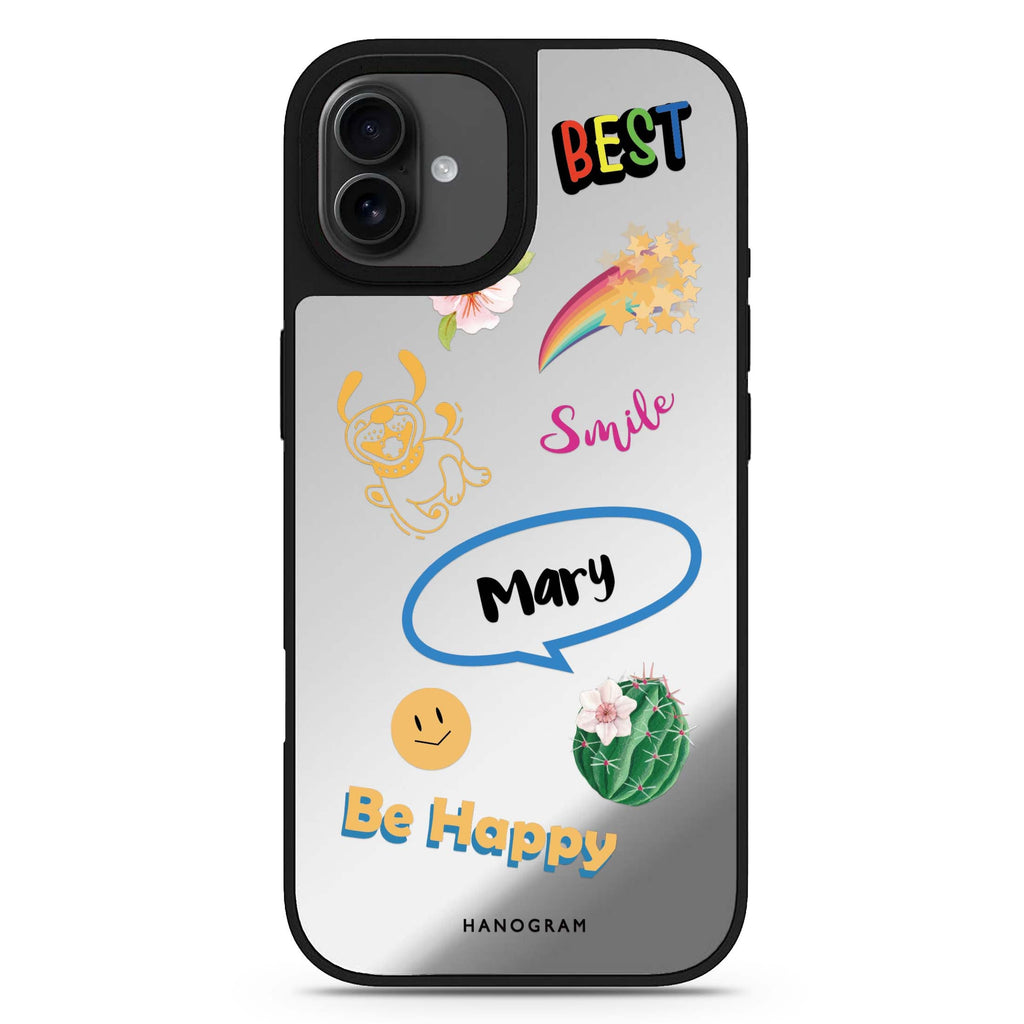 Positive Sticker iPhone 17 鏡面手機殼 主圖設計