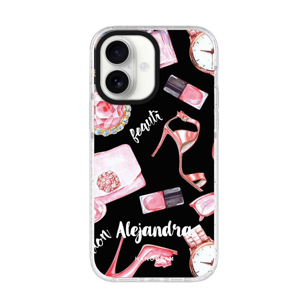 Fashion Sets iPhone 17 水晶透明保護殼正面展示