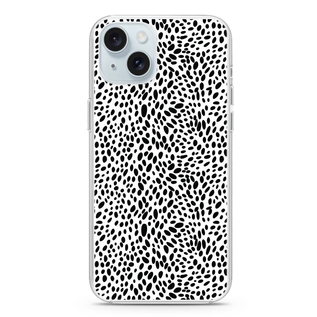 Spotted Elegance iPhone 15 Magsafe 兼容水晶透明保護殼