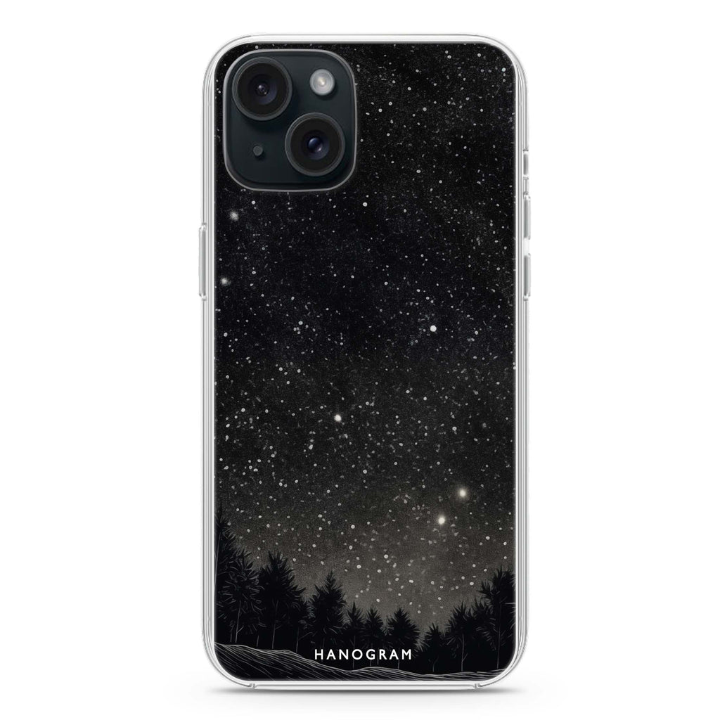Galactic Gleam iPhone 15 水晶透明保護殼