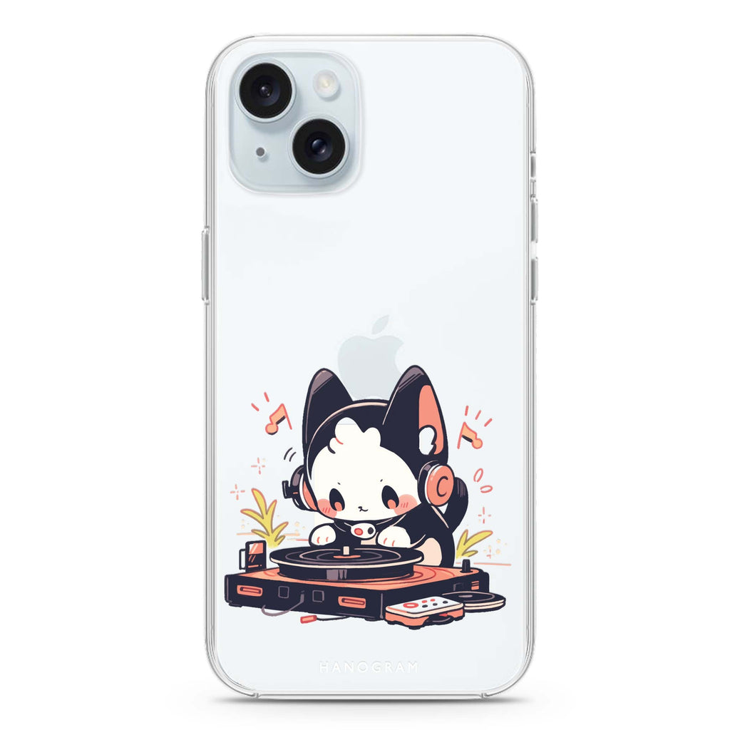 DJ Paws Play iPhone 15 水晶透明保護殼