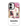Vintage Fashion iPhone 17 水晶透明保護殼正面展示