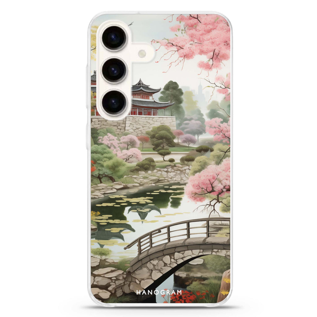 Pagoda Serenity Samsung Galaxy S26/S25/S24 水晶透明保護殼正面展示