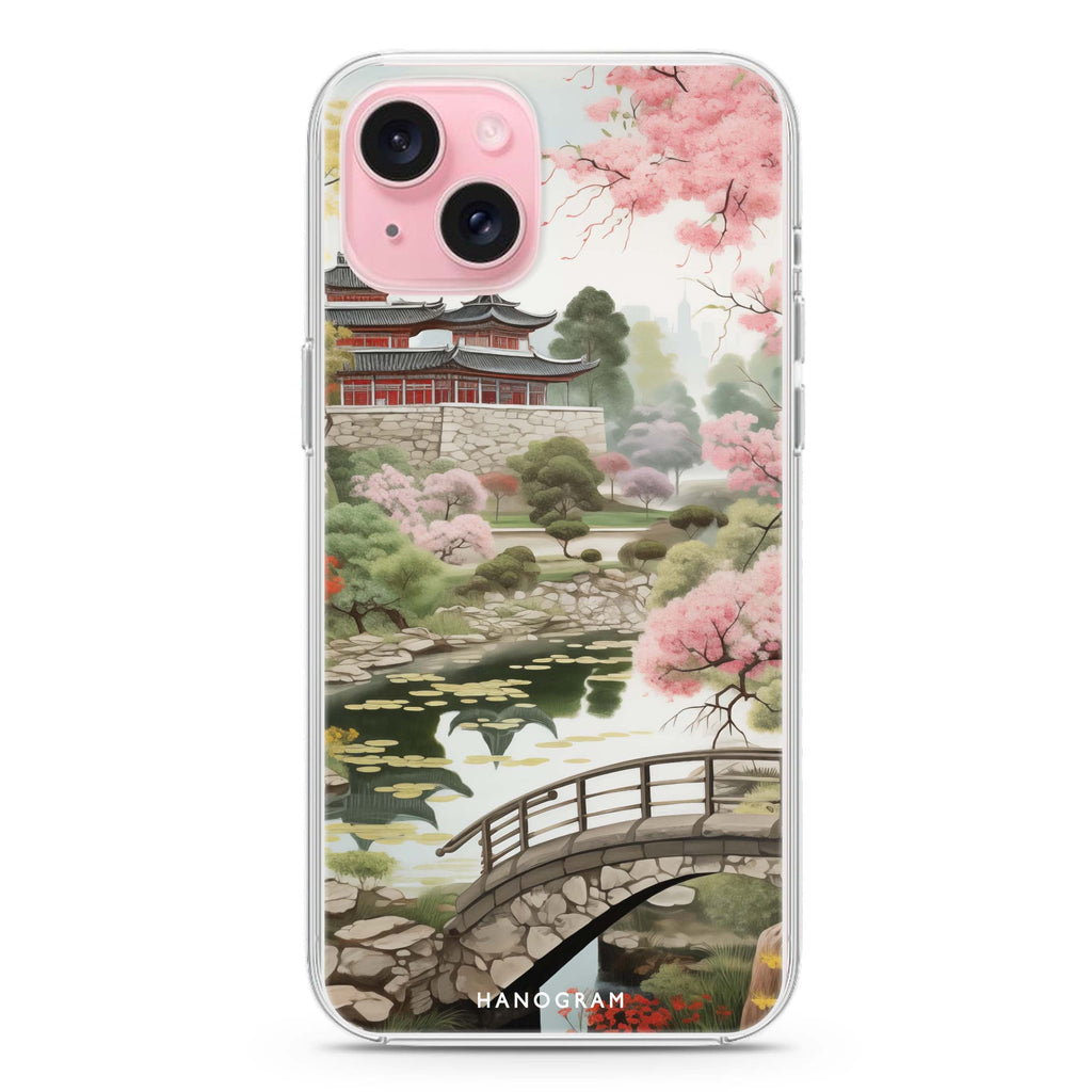 Pagoda Serenity iPhone 15 Magsafe 兼容水晶透明保護殼