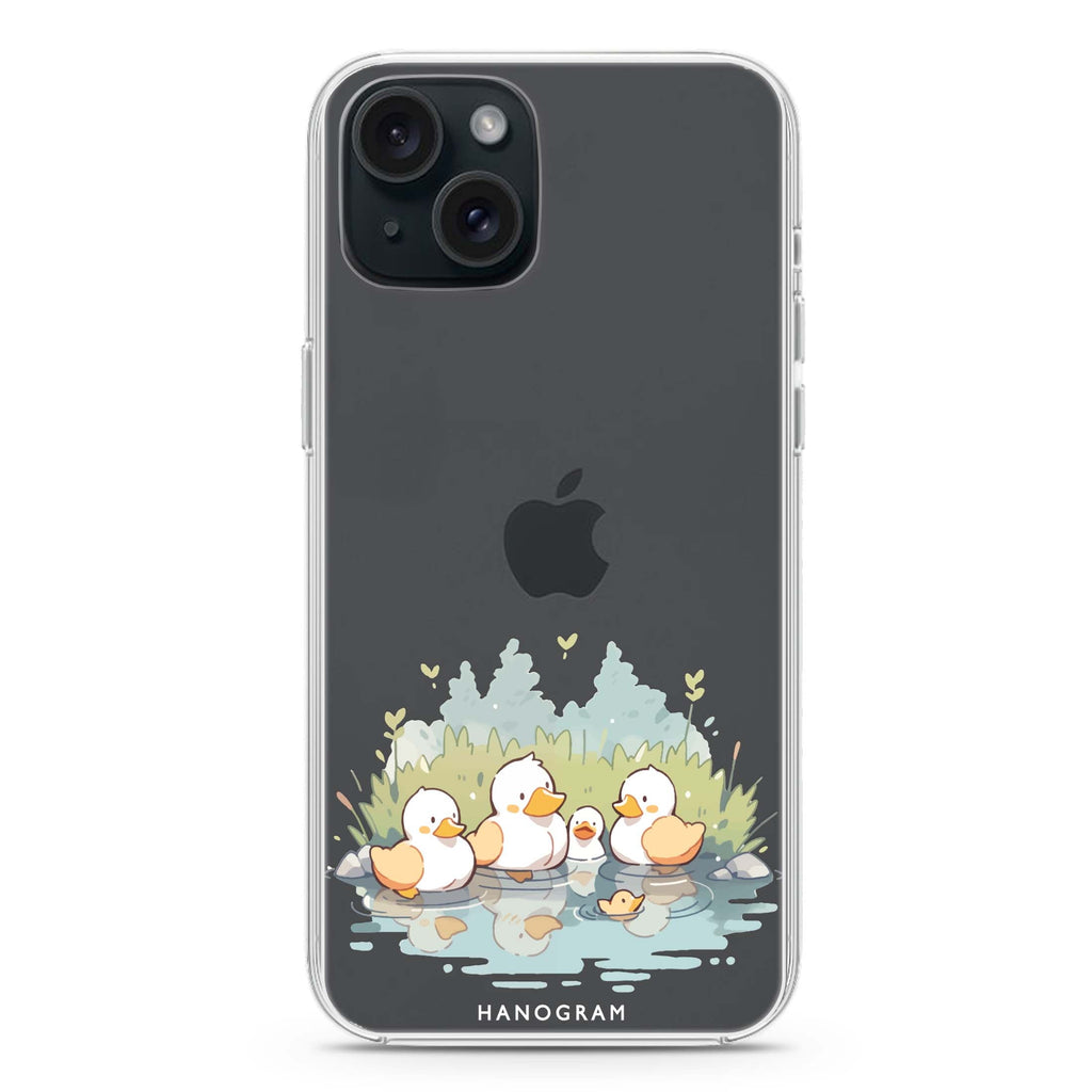 River Duck Delight iPhone 15 Plus 水晶透明保護殼