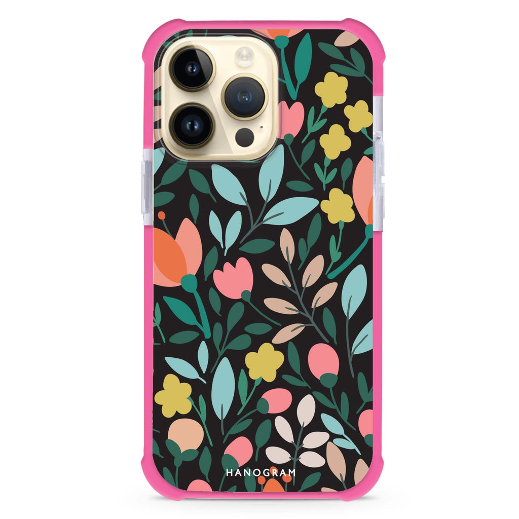 Floral iPhone Magsafe 兼容超強防摔保護殼