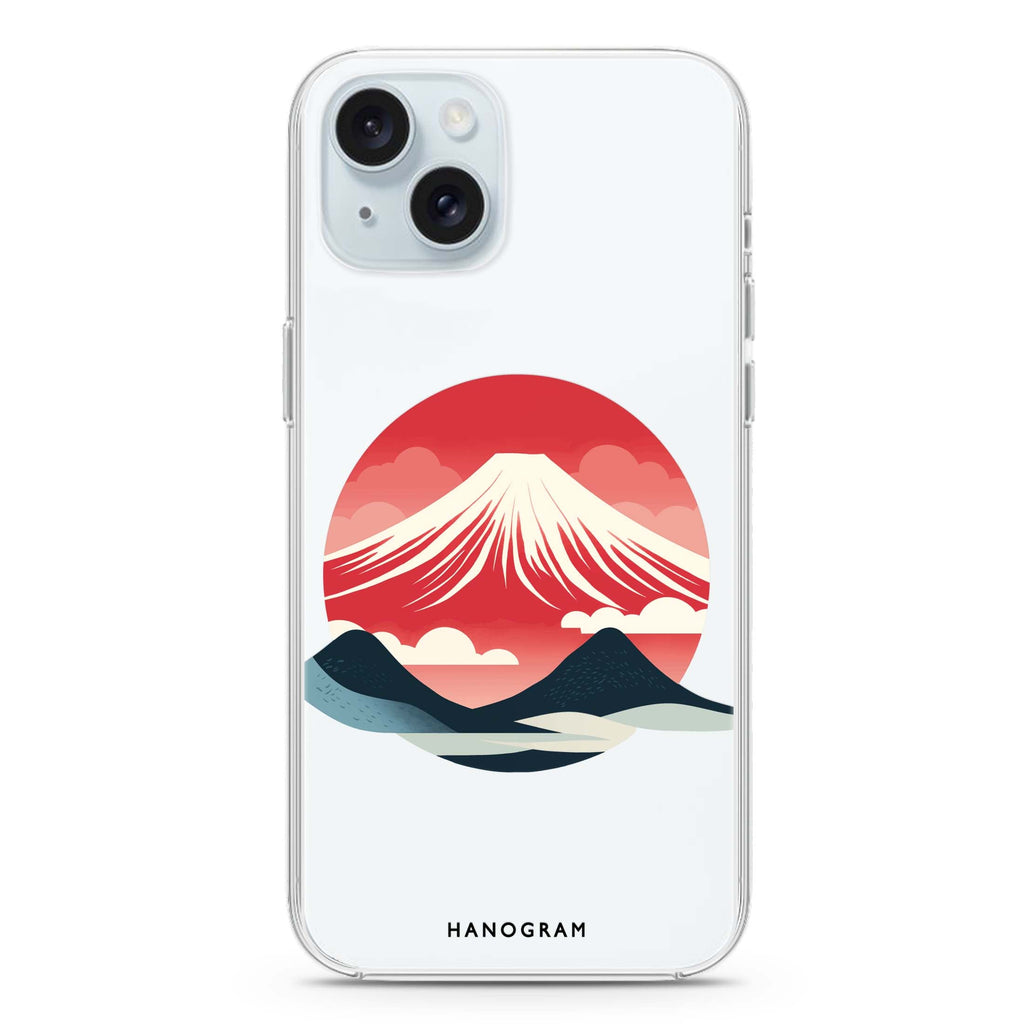 Tranquil Fuji iPhone 15 水晶透明保護殼