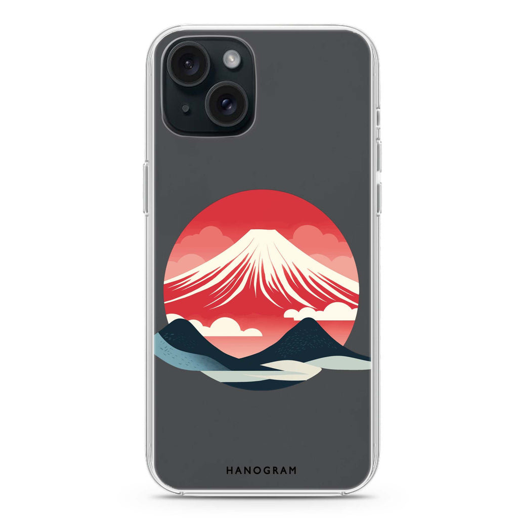 Tranquil Fuji iPhone 15 Plus 水晶透明保護殼