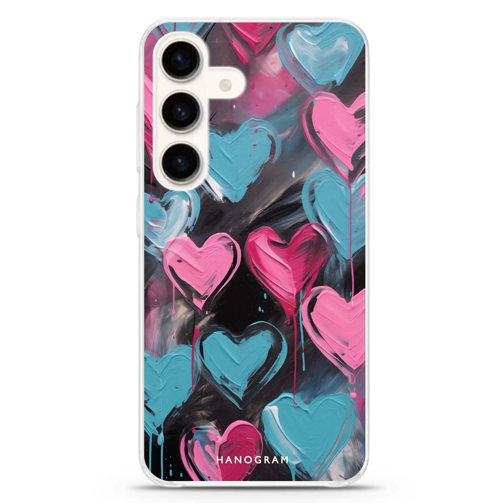Affection Echo Samsung Galaxy S26/S25/S24 水晶透明保護殼正面展示