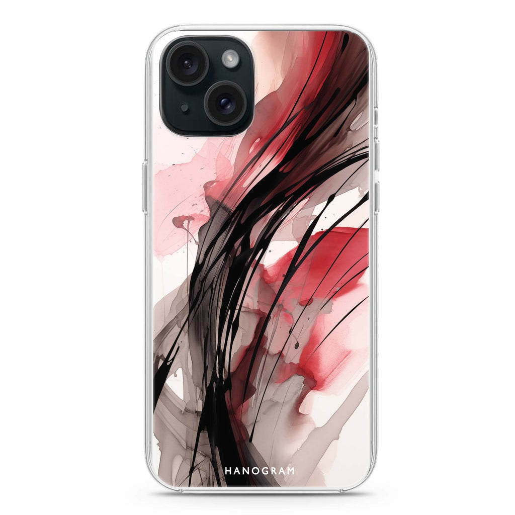Artisan Strokes iPhone 15 水晶透明保護殼