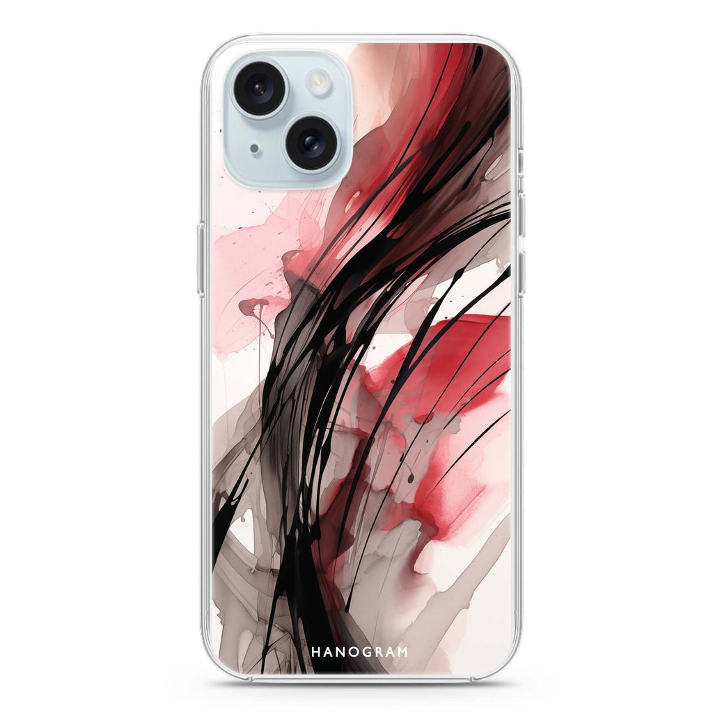 Artisan Strokes iPhone 15 Plus Magsafe 兼容水晶透明保護殼