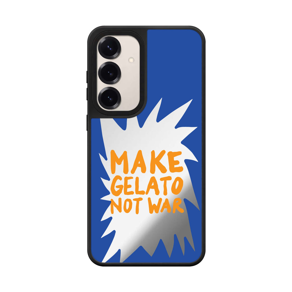 Make Gelato Not War 鏡面手機殼