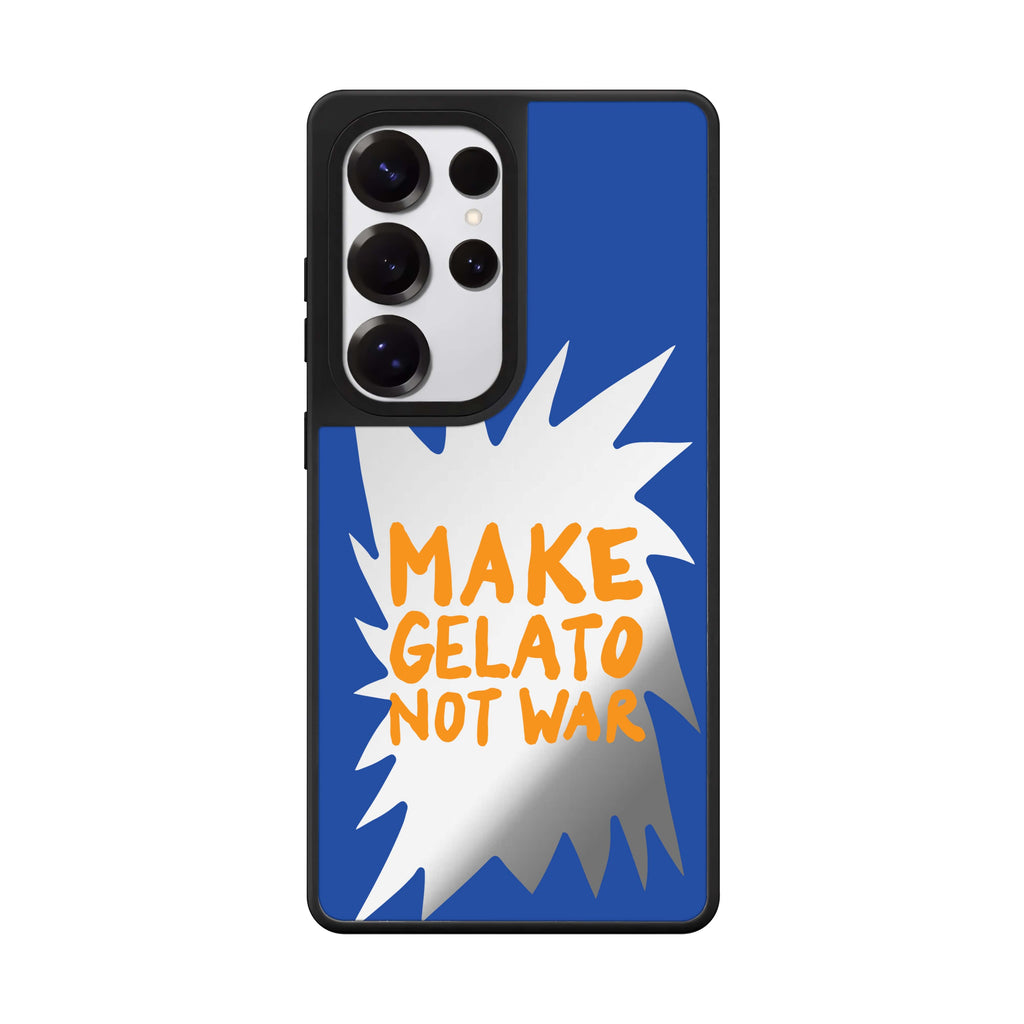 Make Gelato Not War 鏡面手機殼