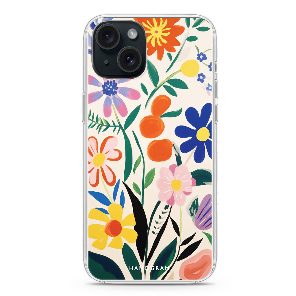 Petal Palette iPhone 15 Plus 水晶透明保護殼