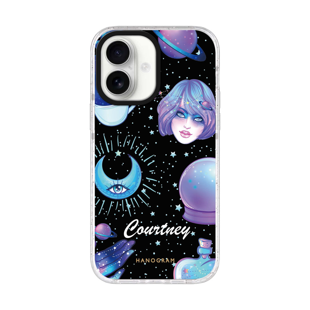 Nocturnal II iPhone 17 水晶透明保護殼正面展示