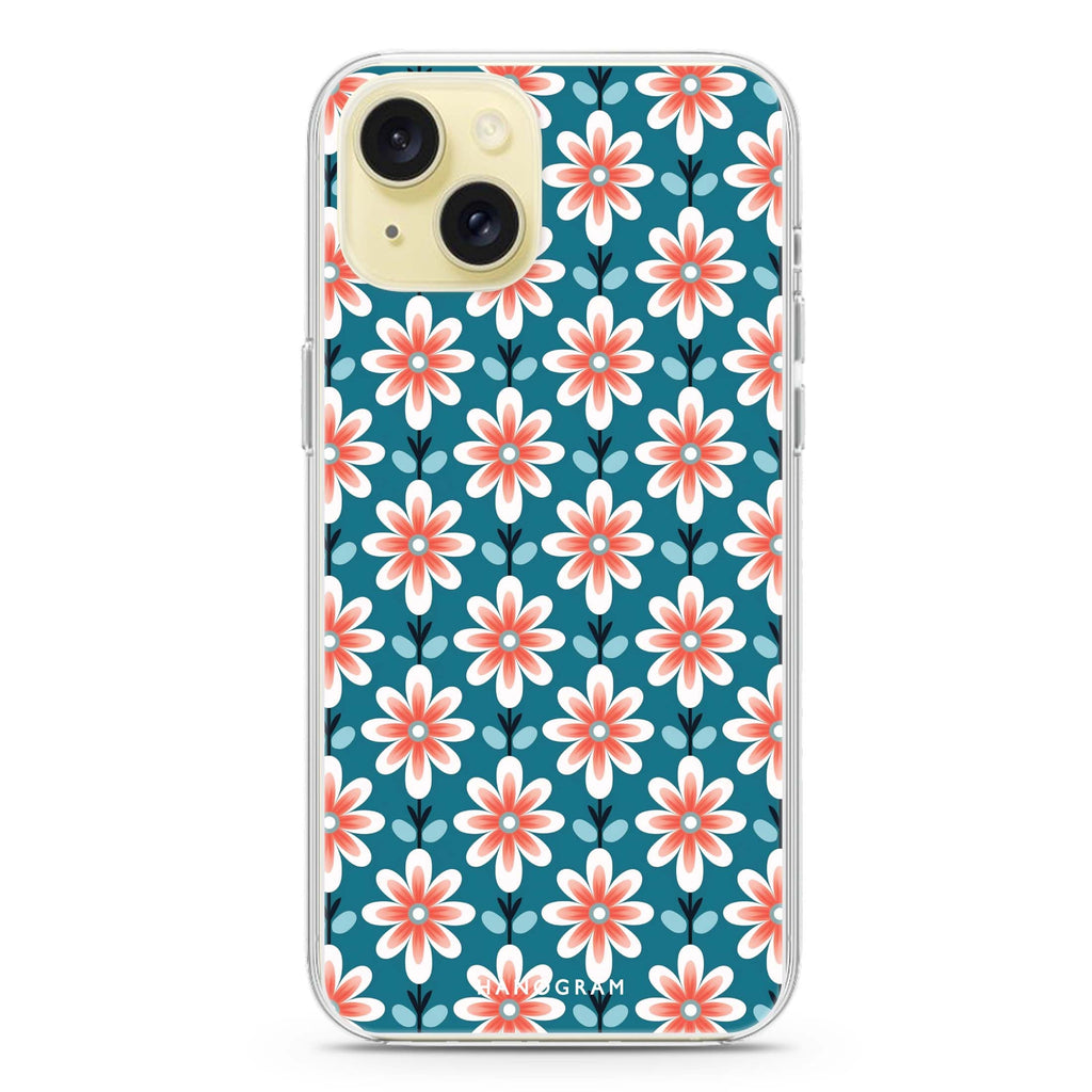Infinite Petals iPhone 15 Magsafe 兼容水晶透明保護殼