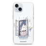 Ledge Lounging Kitty iPhone 15 Magsafe 兼容水晶透明保護殼