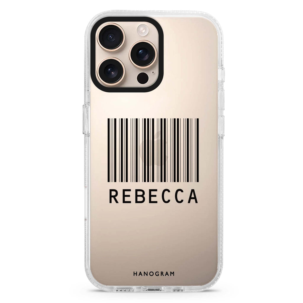 Barcode iPhone 16 Pro & 16 Pro Max Case - Personalized and Stylish Protection