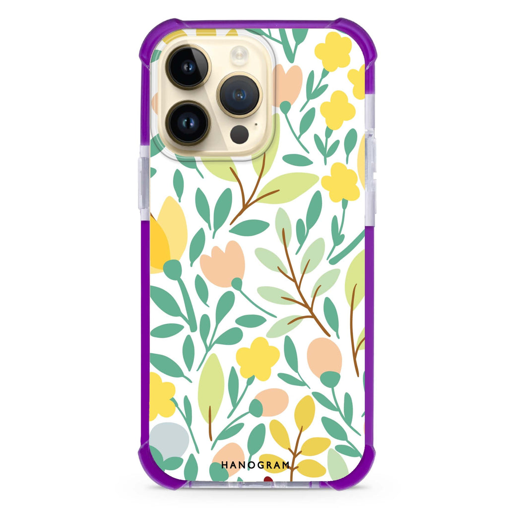 Floral iPhone Magsafe 兼容超強防摔保護殼