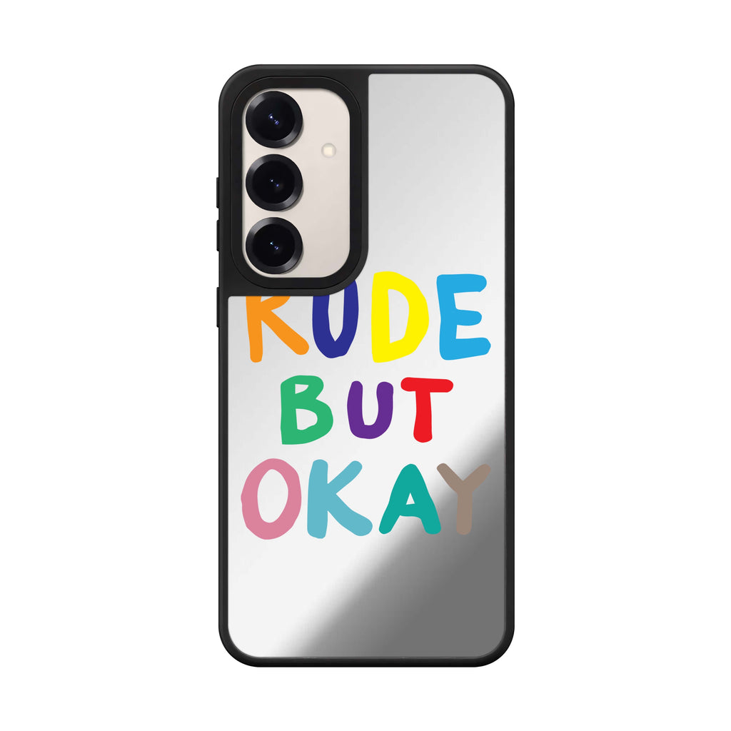 Rude but OKAY 鏡面手機殼