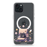 Starship Cat Pod iPhone 15 Magsafe 兼容水晶透明保護殼
