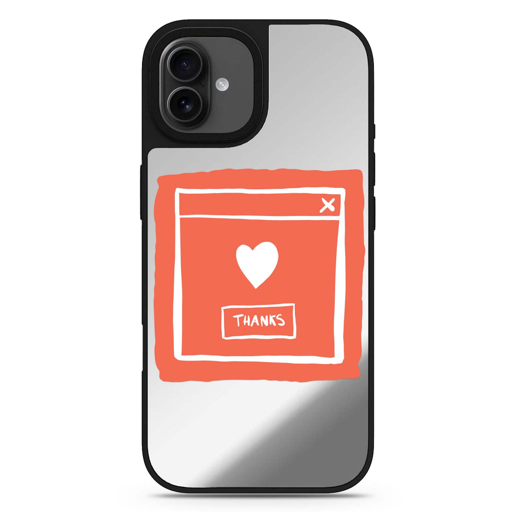 Sweet THANKS iPhone 17 鏡面手機殼 主圖設計