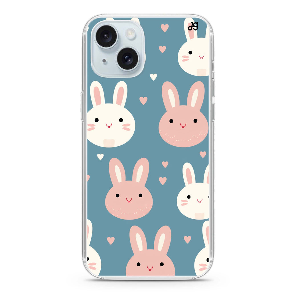 Cuddly Hopper iPhone 15 Plus Magsafe 兼容水晶透明保護殼