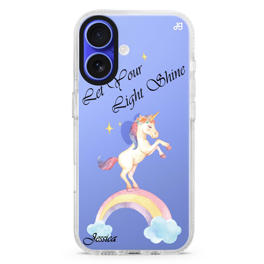 Rainbow Unicorn 水晶透明保護殼