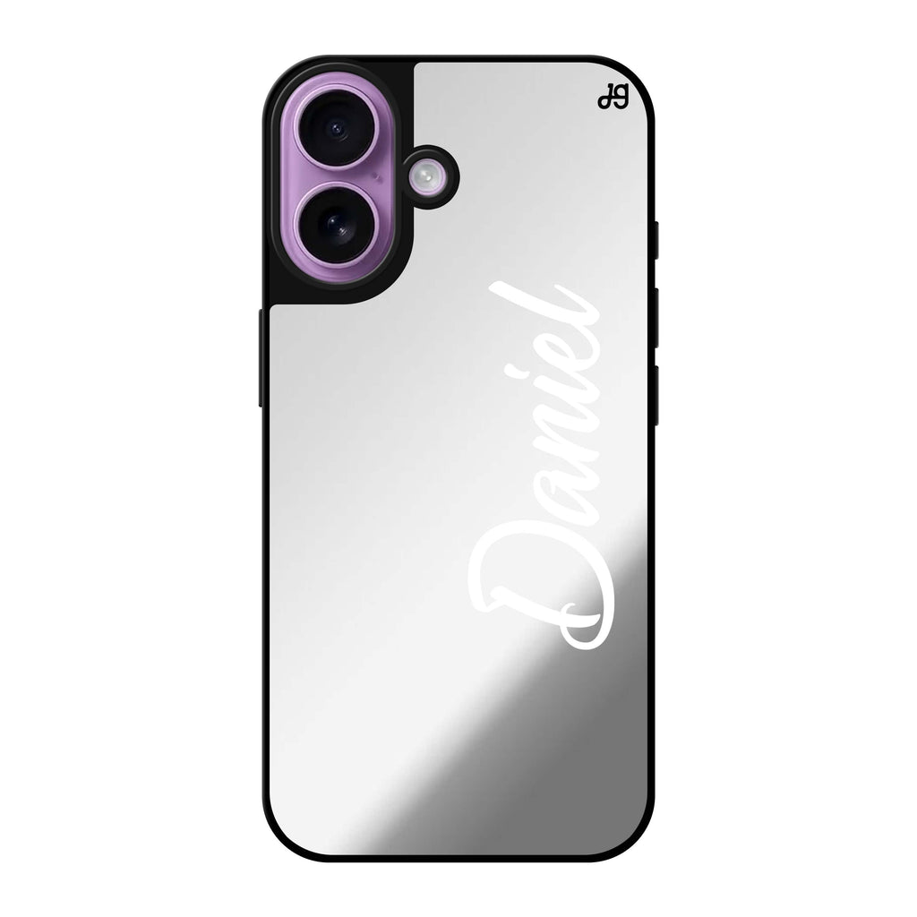 Reflective iPhone 16 Mirror Case –Magnificent Handwritten Design