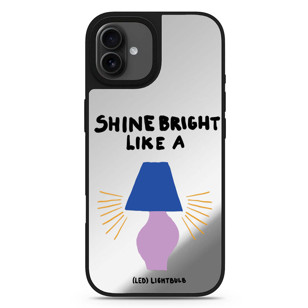 Shine Bright Like a LED iPhone 17 鏡面手機殼 主圖設計