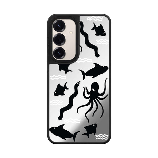 Water, Ocean and Sea Animals 鏡面手機殼