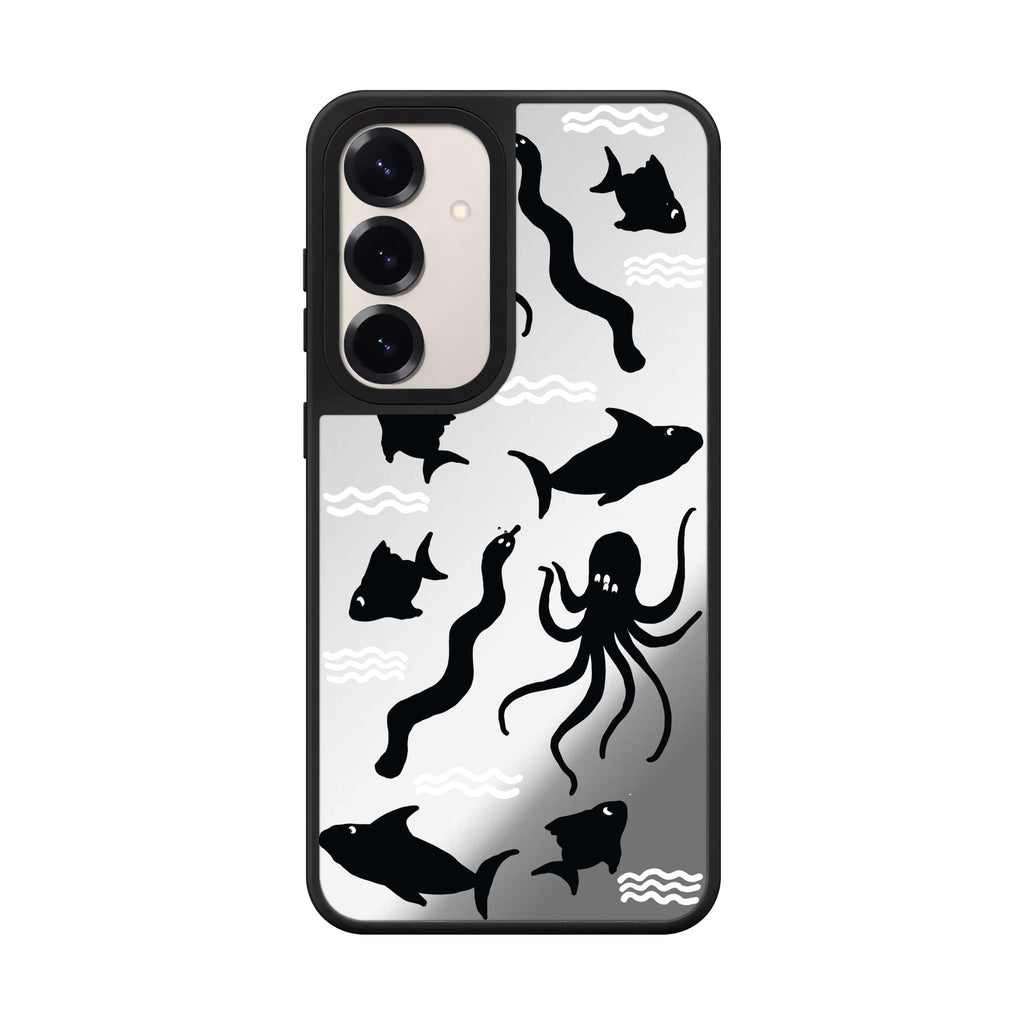 Water, Ocean and Sea Animals 鏡面手機殼